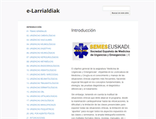Tablet Screenshot of e-larrialdiak.com
